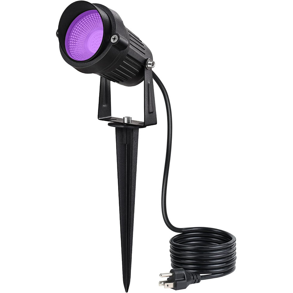 120V 10W Purple LED Waterproof Black Light For Halloween Party Spotlight CHZS-10-01 SUNVIE