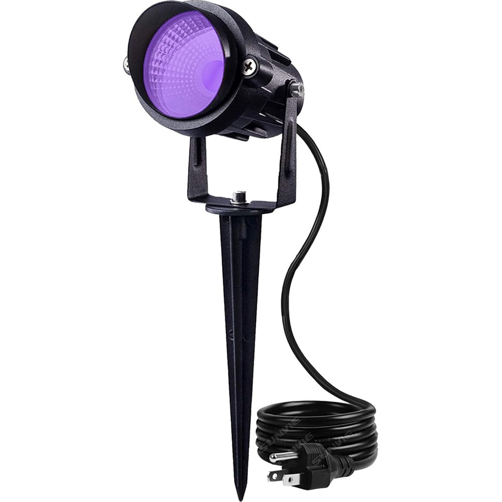 120V 12W Purple LED Waterproof Black Light For Halloween Party Spotlight CHZS-12-01 SUNVIE