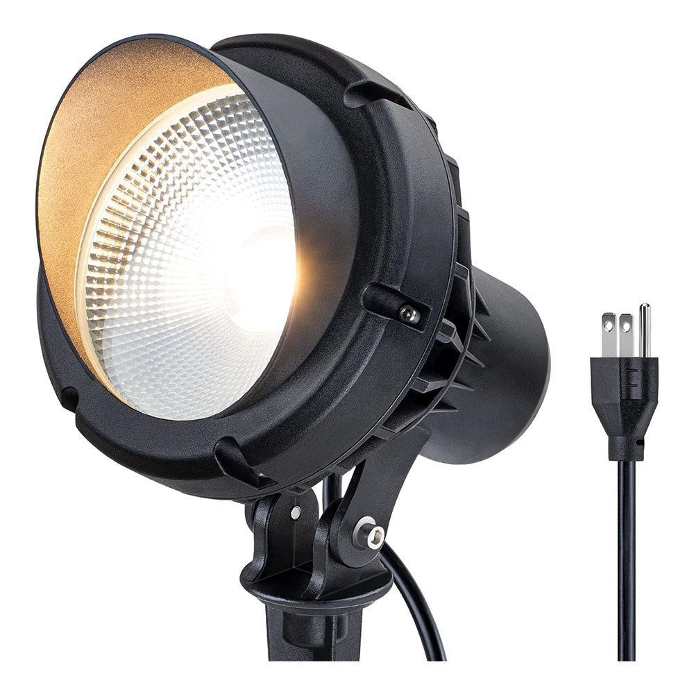 120V 40W Ultra Bright 4000LM Outdoor Landscape Spotlight  with Stake & 5.5FT Cord CHW-40A-01 SUNVIE