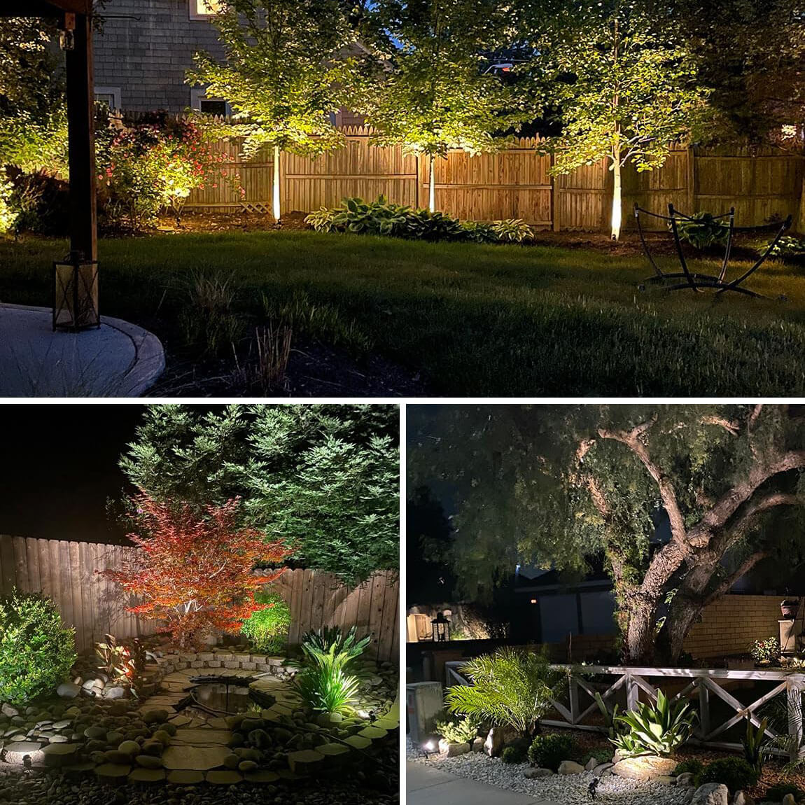 Low Voltage 12W LED Landscape Spotlights with Spike Stand & Connector 10 Pack CLWS-12-10C SUNVIE