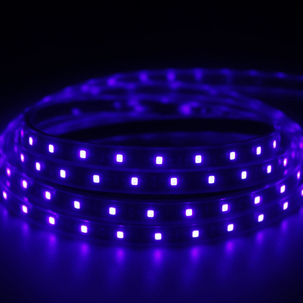 SUNVIE LED Black Light Strip, 60 Watts 16.4Ft/5M 2835 SMD 300LEDs Flexible Waterproof IP65 LED Light Strip with DC 24V 3A Power Supply Lee Lighting